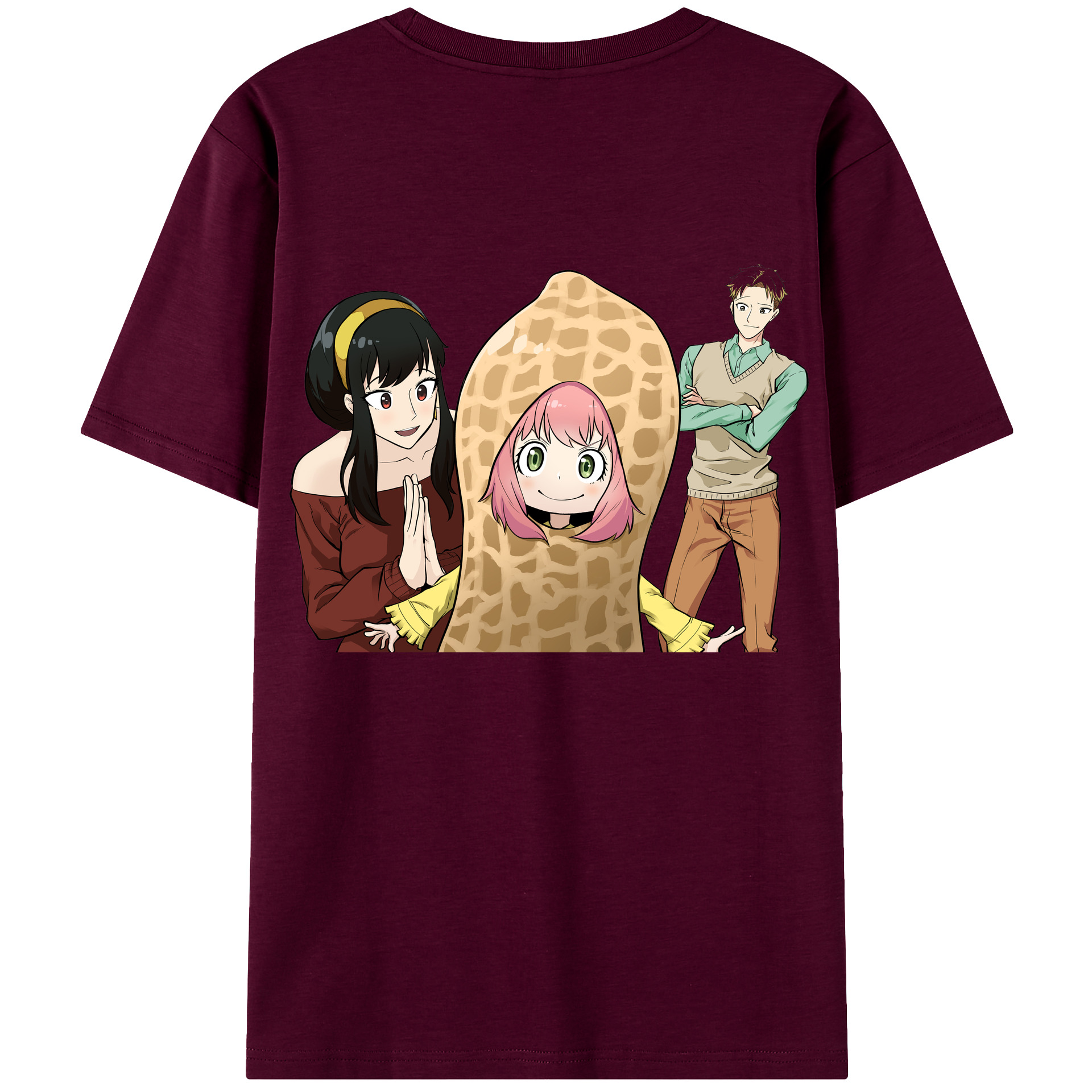 （画像用） SPY×FAMILY间谍家家酒 レディース半袖Tシャツ(バックプリント)